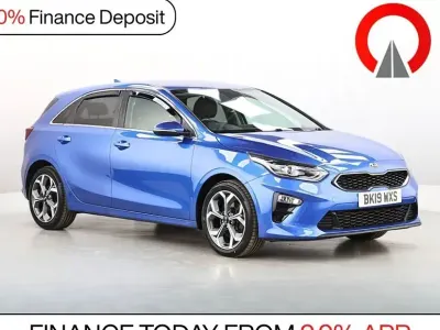 Used Kia Ceed 138 HP (101 kW) 2019 Blue Hatchback