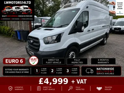 Used Ford Transit 130 HP (95 kW) 2022 White Van