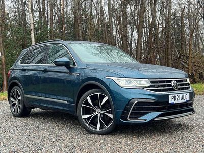 Used VW Tiguan R-line 200 HP (147 kW) 2021 Blue SUV