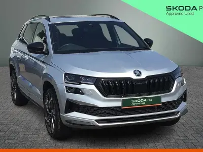 Used Skoda Karoq SportLine 110 HP (80 kW) 2025 Brilliant silver metallic SUV