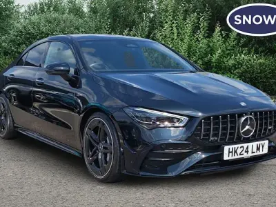Used Mercedes CLA35 AMG Premium Plus 306 HP (225 kW) 2024 Black Coupe