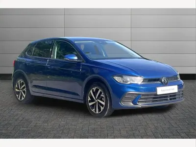 Used VW Polo Match 95 HP (69 kW) 2025 Blue Hatchback