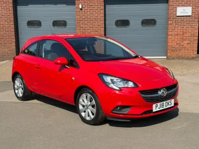 Used Vauxhall Corsa 75 HP (55 kW) 2018 Red Hatchback