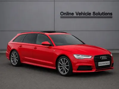 Used Audi A6 Black Edition 2015 Red Estate