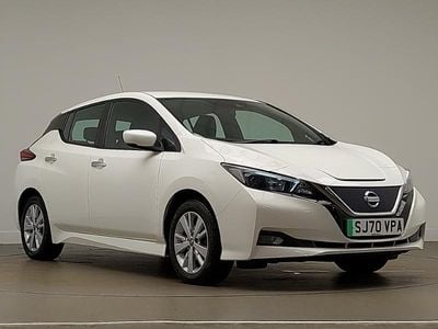 White Used 2020 Nissan Leaf Acenta Hatchback | £8,998 (Fair price)