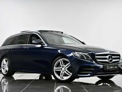 Gebraucht Mercedes E220 AMG Line Premium 2016 Blau Kombi