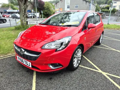 Used Vauxhall Corsa 90 HP (66 kW) 2016 Red Hatchback