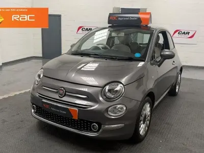 Used Fiat 500 Lounge 69 HP (50 kW) 2018 Grey Hatchback