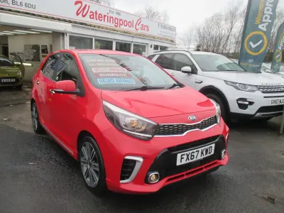 Used Kia Picanto GT-Line S 83 HP (61 kW) 2017 Red Hatchback
