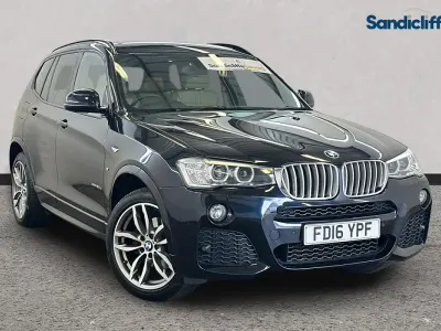 Used BMW X3 M Sport 258 HP (189 kW) 2016 Black SUV