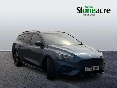 Used Ford Focus ST-Line X 153 HP (112 kW) 2020 Blue Estate