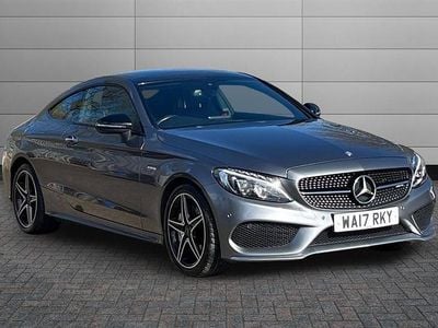 Used Mercedes C43 AMG Premium 367 HP (269 kW) 2017 Selenite grey Coupe