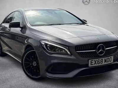 Used Mercedes CLA220 AMG line 170 HP (125 kW) 2018 Grey Coupe