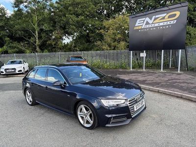 Blue Used 2017 Audi A4 S-Line Estate | £9,995 (Fair price)