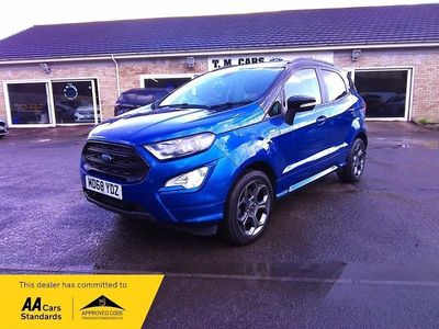 Used Ford Ecosport ST-Line 125 HP (91 kW) 2019 Blue SUV