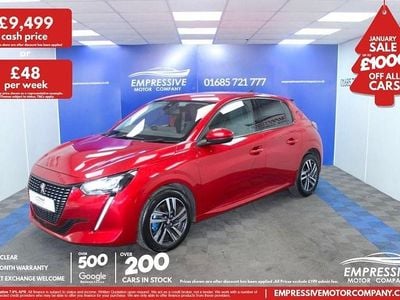 Red Used 2021 Peugeot 208 Allure Hatchback | £9,499 (A bit pricey)