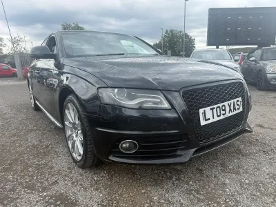 Used Audi A4 S-Line 143 HP (105 kW) 2009 Black Sedan