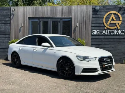 Used Audi A6 S-Line 190 HP (139 kW) 2014 White Sedan