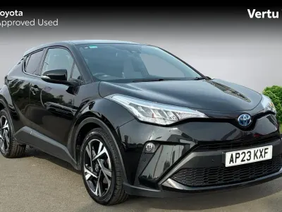 Used Toyota C-HR Design 122 HP (89 kW) 2023 Eclipse black (metallic paint) SUV