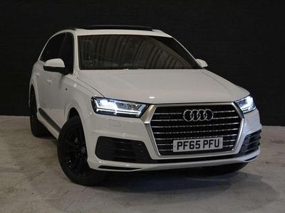 White Used 2015 Audi Q7 S-Line SUV | £18,495 (Fair price)
