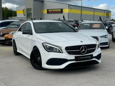 Usado Mercedes CLA220 AMG line 177 HP (130 kW) 2018 Branco Sedan