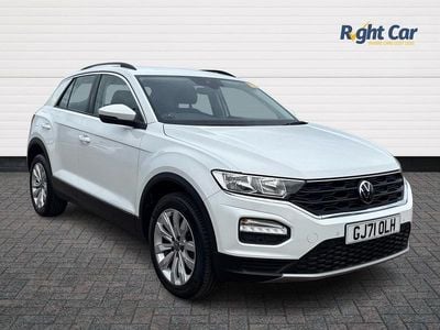 Usado VW T-Roc SE 110 HP (80 kW) 2021 Branco SUV