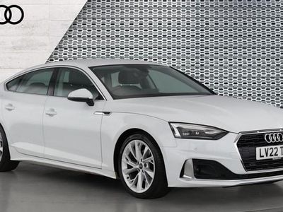 Used Audi A5 Sportback Sport 150 HP (110 kW) 2022 White Hatchback