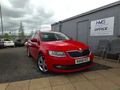 Used Skoda Octavia Sport 110 HP (80 kW) 2016 Red Estate
