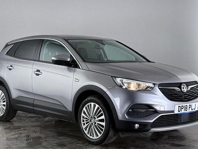 Used Vauxhall Grandland X Sport 131 HP (96 kW) 2018 Grey SUV