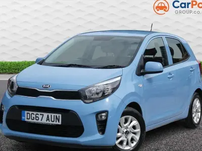 Used Kia Picanto 83 HP (61 kW) 2017 Blue Hatchback