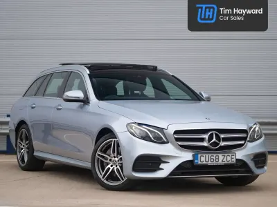 Gebraucht Mercedes E220 AMG Line Premium 2018 Silber Kombi