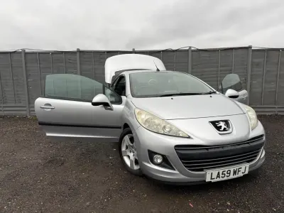 Używany Peugeot 207 Sport 2010 Srebrny Kabriolet