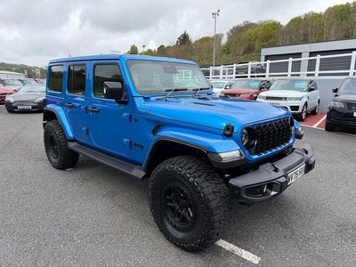 Used Jeep Wrangler Sahara 272 HP (200 kW) 2025 Blue SUV