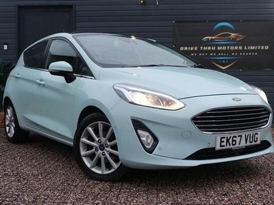 Green Used 2017 Ford Fiesta Titanium Hatchback | £4,499 (Fair price)