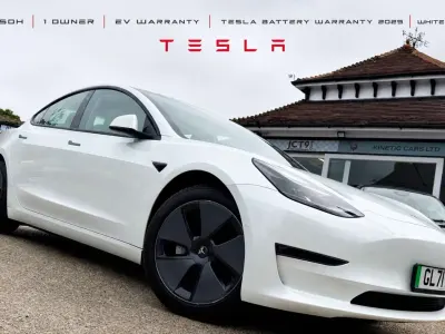 Used Tesla Model 3 Long Range AWD 366 kW (498 HP) 2021 White Sedan
