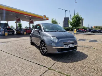 Used Fiat 500 Lounge 69 HP (50 kW) 2012 Grey Hatchback