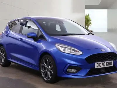 Used Ford Fiesta ST-Line 125 HP (91 kW) 2020 Blue Hatchback