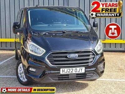 Used Ford Transit Custom Limited 170 HP (125 kW) 2022 Black Van