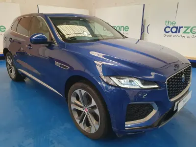 Used Jaguar F-Pace R-Dynamic 250 HP (183 kW) 2021 Blue SUV