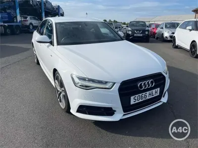 Used Audi A6 Black Edition 190 HP (139 kW) 2016 White Sedan