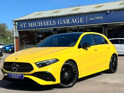 Used Mercedes A200 Exclusive 163 HP (119 kW) 2023 Yellow Hatchback