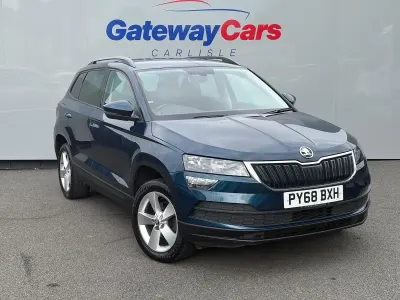Used Skoda Karoq SE 115 HP (84 kW) 2019 Blue SUV