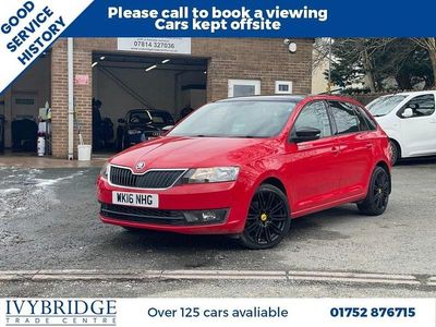 Used Skoda Rapid Sport 110 HP (80 kW) 2016 Red Hatchback