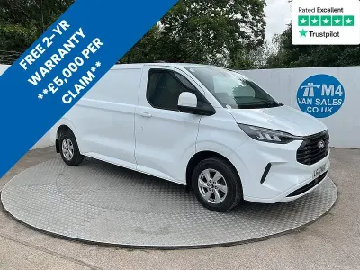 Used Ford Transit Custom Limited 136 HP (100 kW) 2023 Frozen white (solid colour)