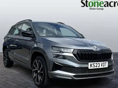 Used Skoda Karoq SportLine 150 HP (110 kW) 2020 Grey SUV