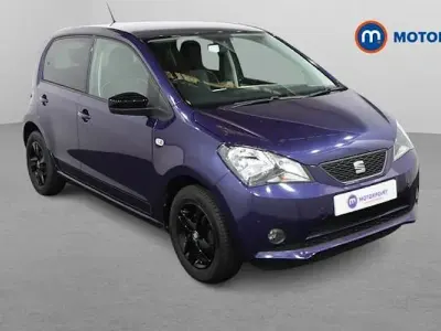 Used Seat Mii Design 60 HP (44 kW) 2018 Blue Hatchback