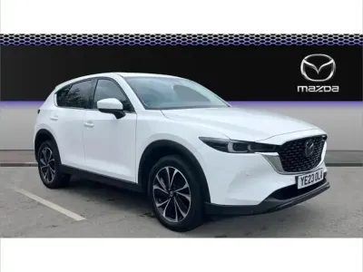 Używany Mazda CX-5 Exclusive-Line 165 KM (121 kW) 2023 Biały SUV