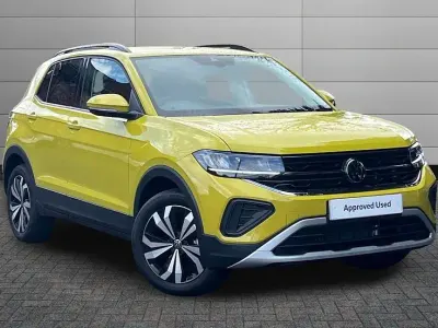 Used VW T-Cross Match 95 HP (69 kW) 2026 Rubber ducky yellow SUV