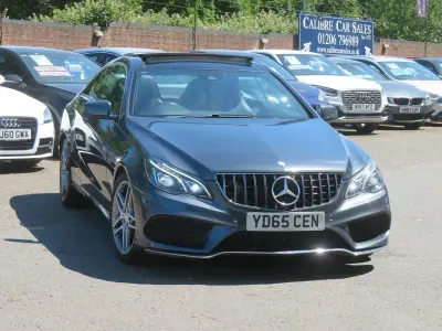 Used Mercedes E220 AMG line 2015 Grey Coupe