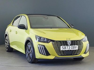 Used Peugeot 208 GTi 101 HP (74 kW) 2023 Yellow Hatchback